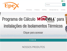 Tablet Screenshot of epexind.com.br